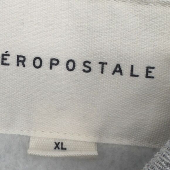 Aeropostale Sweatshirt‎ Women's  Gray Spell Out Logo Y2K Preppy Sweater Size XL - Picture 10 of 12